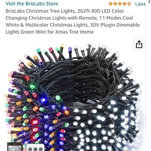 Brand new multi color Christmas lights